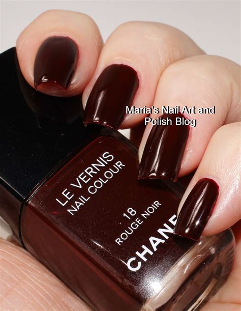 chanel nagellack rouge noir|chanel black cherry nail polish.